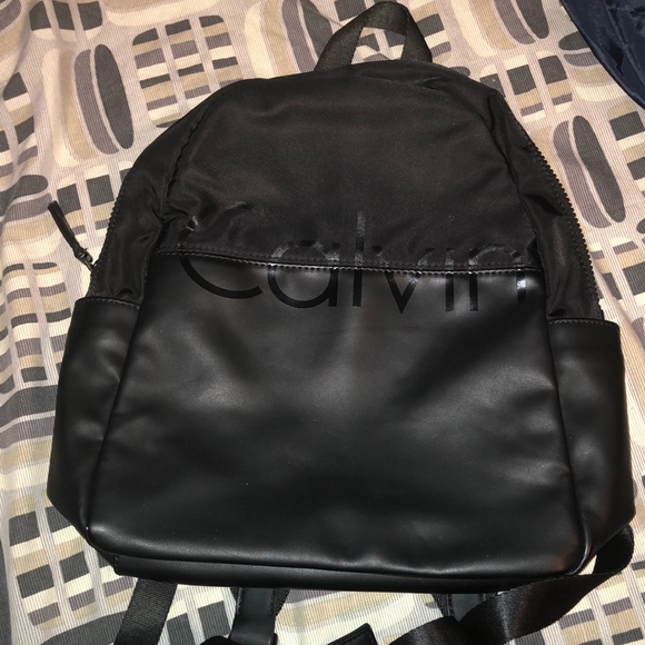 Calvin Klein Handbags - Black Leather Backpack